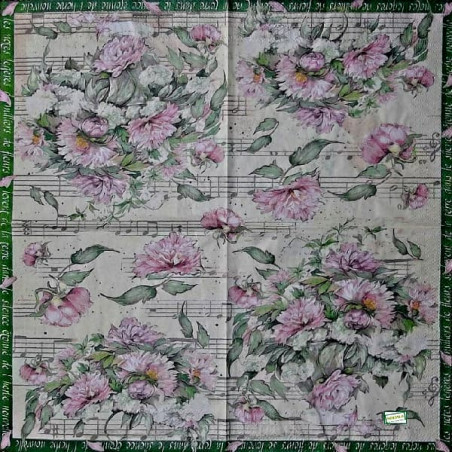 1serviette papier Les Roses-86