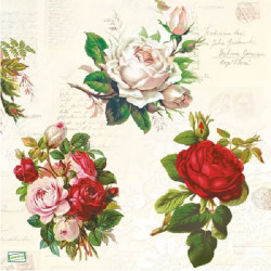 1 serviette Les Roses -13