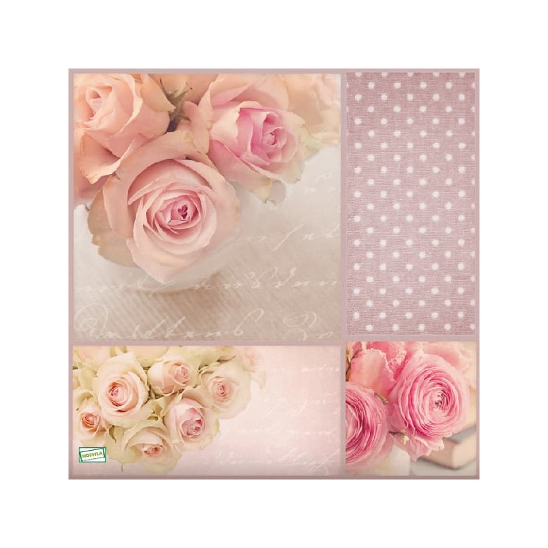 1serviette papier Les Roses-52