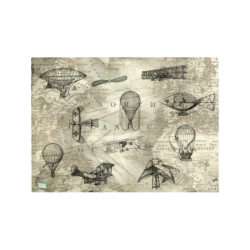 1GRAND papier riz Divers-R255L