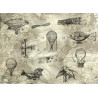 1GRAND papier riz Divers-R255L