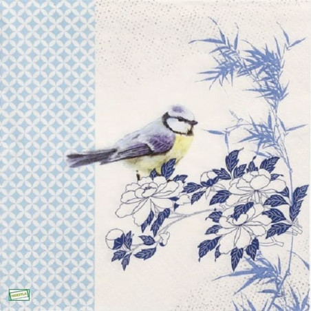 1serviette papier Mésange-125