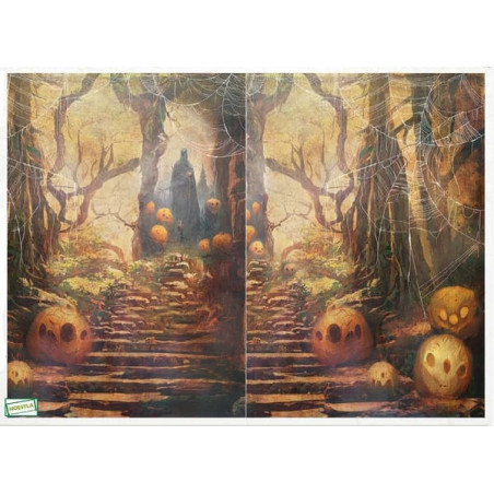 1papier de riz Halloween-R2128