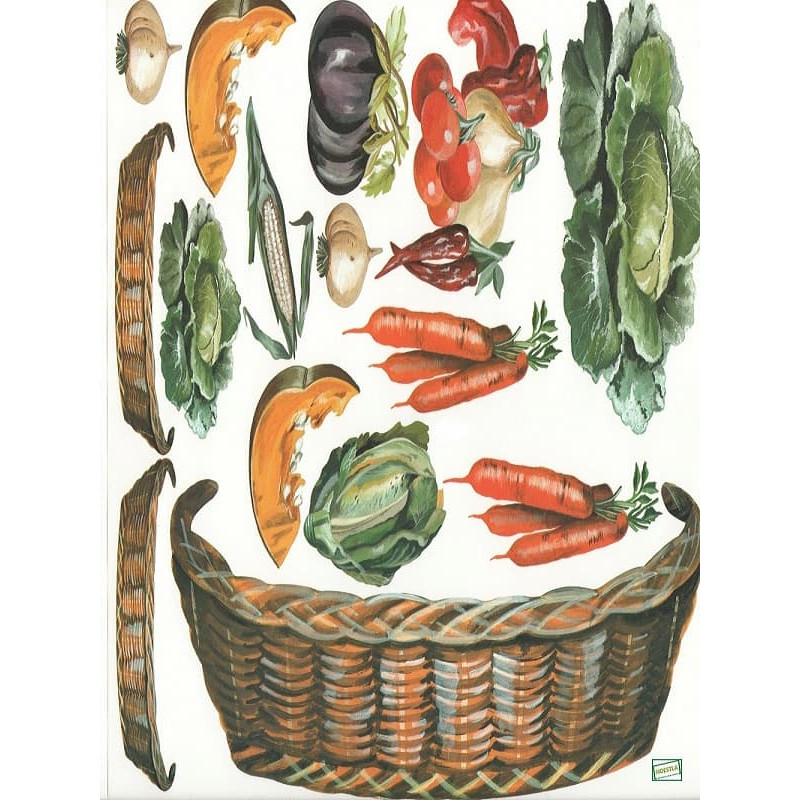 1papier découpage Légumes-X14