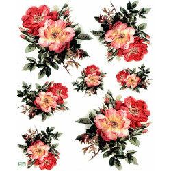 1papier riz Les Fleurs-R1201