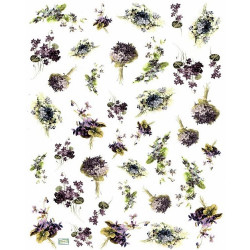 1papier riz Les Violettes-R1449