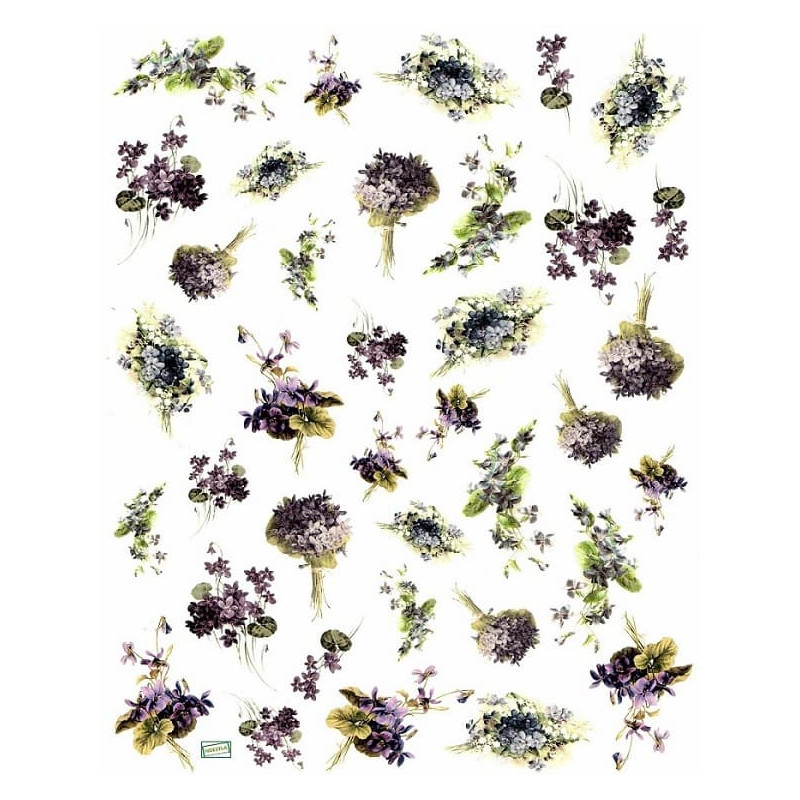 1papier riz Les Violettes-R1449