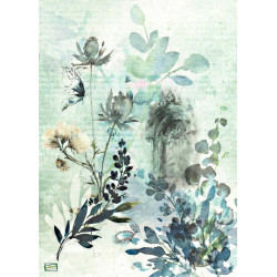 1papier riz Les Fleurs-R1732