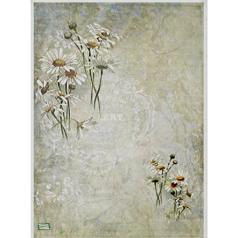 1 papier riz Les Fleurs-R2056