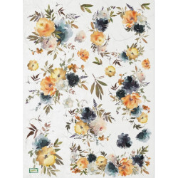 1 papier riz Les Fleurs-R1833