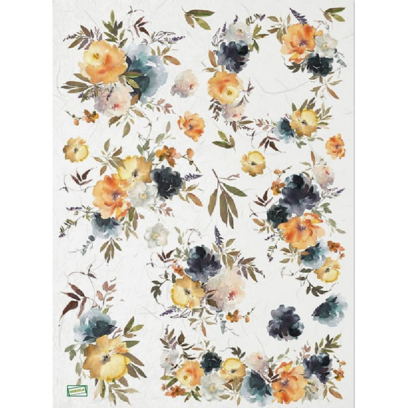 1 papier riz Les Fleurs-R1833