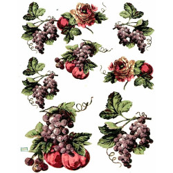 1 papier riz Les Fruits -R183