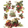 1 papier riz Les Fraises -R394