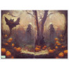 1papier de riz Halloween-R2129