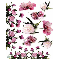 1papier de riz Pivoines-R42