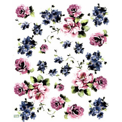 1papier de riz Fleurs-R93