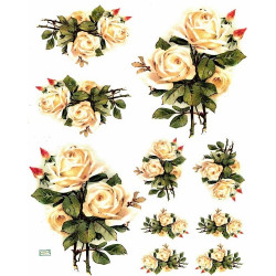 1papier riz Les Roses-R225