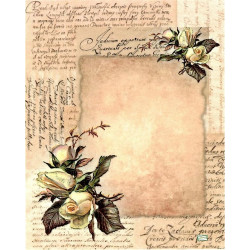 1papier riz Les Roses-R501