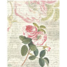 1papier riz Les Roses-R644