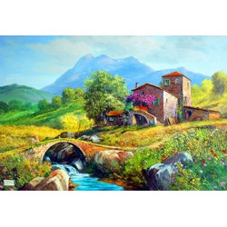 1GRAND papier riz Paysages-ZP536G