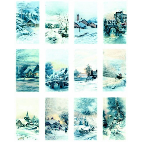 1papier de riz Paysages-R1497