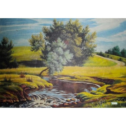 1GRAND papier riz Paysage-X28