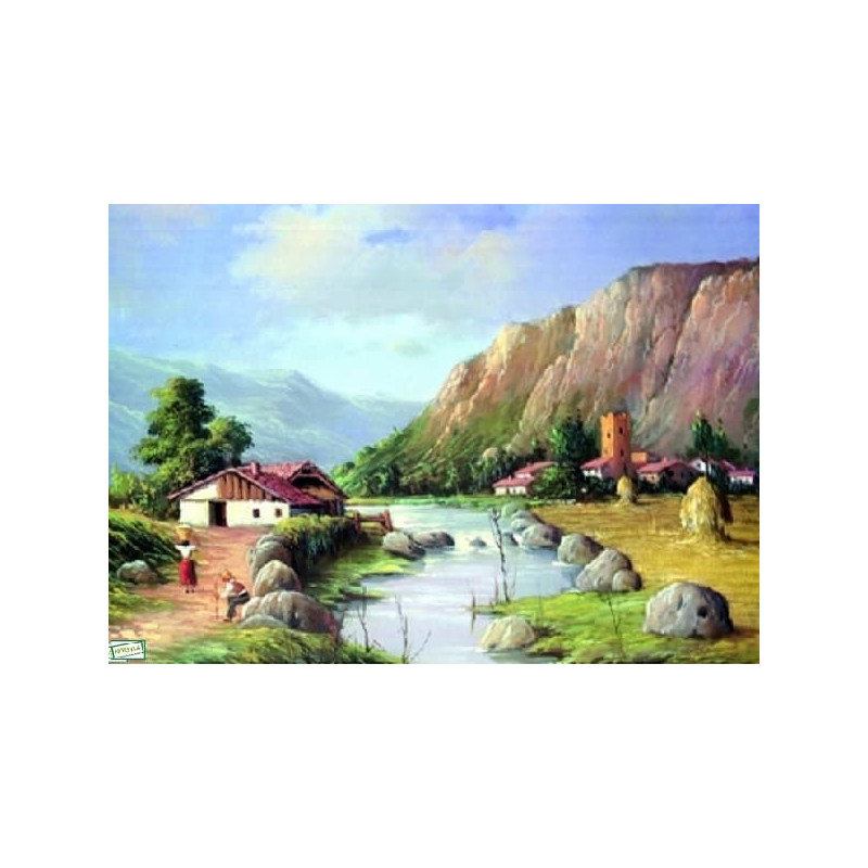 1GRAND papier riz Paysage-ZP46G