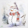 serviette Bonhomme de Neige-10