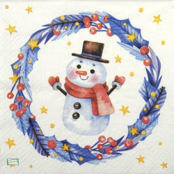 serviette Bonhomme de Neige-53