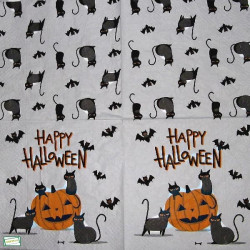 1 serviette Halloween -23