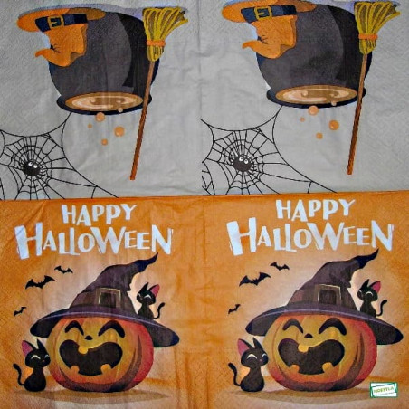 1 serviette Halloween -30