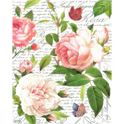 1papier riz Les Roses-STA28