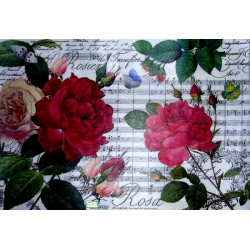 1papier riz Les Roses-STA64