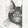 1serviette papier Chat-88