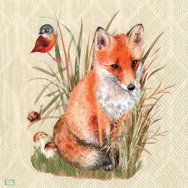 1 serviette Le Renard -125