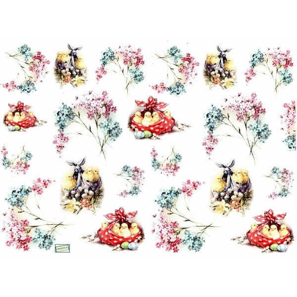 papier découpage Poussins-D655