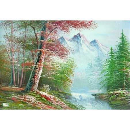 1GRAND papier de riz Paysages-ZP207G