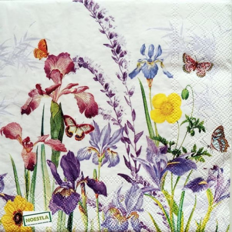 1 serviette Mix de Fleurs -20