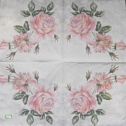 1serviette papier Les Roses-25