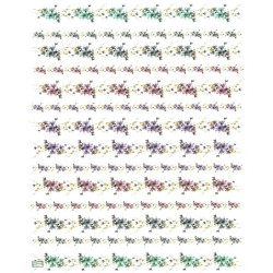 1papier de riz Fleurs -R674