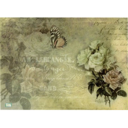 1papier riz Les Roses-R720