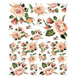 1papier riz Les Roses-R892