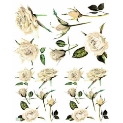 1papier riz Les Roses-R889