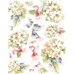 1papier riz Les Fleurs-R966