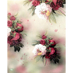 1papier de riz Fleurs -R1163