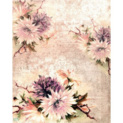 1papier de riz Fleurs -R1188