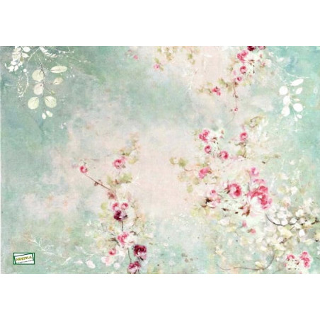 1 papier riz Fleurs-R1669