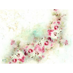 1papier de riz Fleurs-R1674