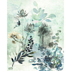 1papier riz Fleurs-R1732