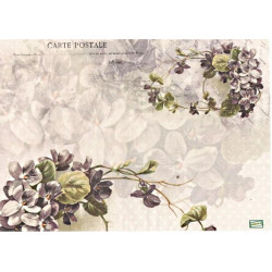 1papier riz Les Violettes-R4041